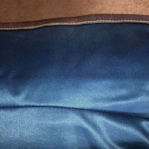 Coach metallic silver purse with double straps - Picture 6 of 14